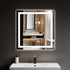 Dowell LED Wall Mirror with Inlaid Light - Touch On/Off, Adjustable Brightness, Anti-Fog - Bathroom, Living Room, Bedroom, Hallway - 5008 Series