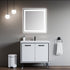 Dowell LED Wall Mirror with Inlaid Light - Touch On/Off, Adjustable Brightness, Anti-Fog - Bathroom, Living Room, Bedroom, Hallway - 5008 Series