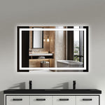 Dowell LED Wall Mirror with Inlaid Light - Touch On/Off, Adjustable Brightness, Anti-Fog - Bathroom, Living Room, Bedroom, Hallway - 5008 Series