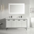 Dowell LED Wall Mirror with Inlaid Light - Touch On/Off, Adjustable Brightness, Anti-Fog - Bathroom, Living Room, Bedroom, Hallway - 5008 Series