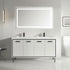 Dowell LED Wall Mirror with Inlaid Light - Touch On/Off, Adjustable Brightness, Anti-Fog - Bathroom, Living Room, Bedroom, Hallway - 5008 Series