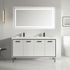 Dowell LED Wall Mirror with Inlaid Light - Touch On/Off, Adjustable Brightness, Anti-Fog - Bathroom, Living Room, Bedroom, Hallway - 5008 Series