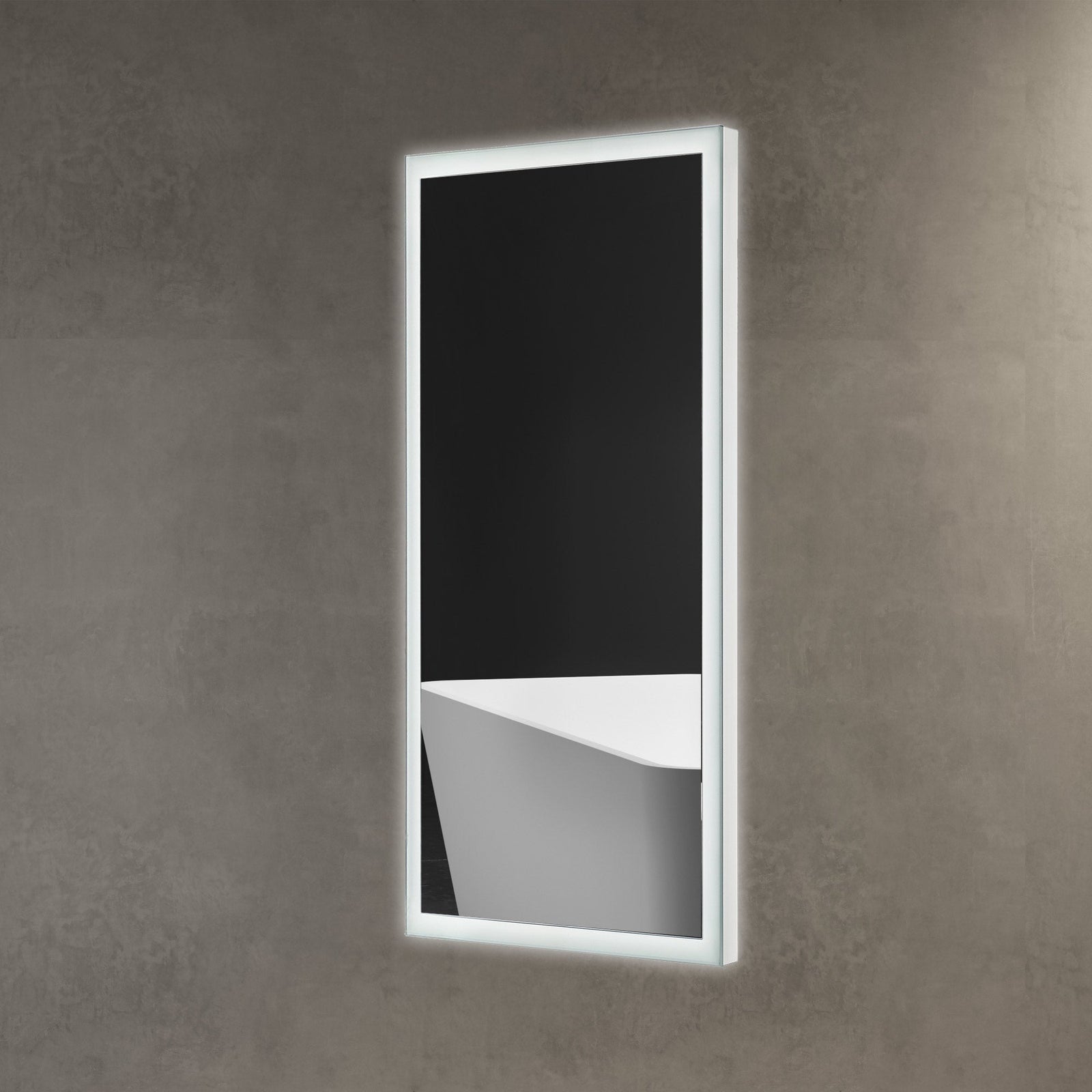 Dowell Framelit LED Bathroom Mirror- 5011 Series, Wall-Mounted Vanity Mirror, Modern Sleek Frameless Design, Energy-Efficient LED Lighting