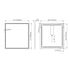 Dowell Framelit LED Bathroom Mirror- 5011 Series, Wall-Mounted Vanity Mirror, Modern Sleek Frameless Design, Energy-Efficient LED Lighting