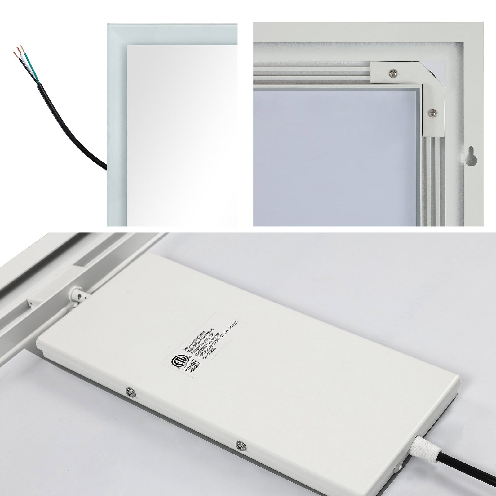 Dowell Framelit LED Bathroom Mirror- 5011 Series, Wall-Mounted Vanity Mirror, Modern Sleek Frameless Design, Energy-Efficient LED Lighting