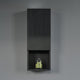 Dowell 12" Wall-Mounted Bathroom Cabinet, Soft-Close Door, Three Shelves