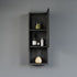 Dowell 12" Wall-Mounted Bathroom Cabinet, Soft-Close Door, Three Shelves
