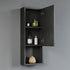 Dowell 12" Wall-Mounted Bathroom Cabinet, Soft-Close Door, Three Shelves