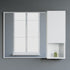 Dowell 12" Wall-Mounted Bathroom Cabinet, Soft-Close Door, Three Shelves