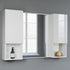 Dowell 12" Wall-Mounted Bathroom Cabinet, Soft-Close Door, Three Shelves