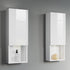 Dowell 12" Wall-Mounted Bathroom Cabinet, Soft-Close Door, Three Shelves