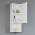 Dowell 12" Wall-Mounted Bathroom Cabinet, Soft-Close Door, Three Shelves