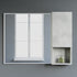 Dowell 12" Wall-Mounted Bathroom Cabinet, Soft-Close Door, Three Shelves