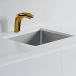Dowell 19" Bathroom Undermount Sink - 4-3/8" Deep Bowl, Stainless Steel 18 Gauge - 6001 1915 Series