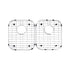 Dowell 32" Kitchen Undermount Double Bowl Sink - Two 14" Bowls, 9" Deep, Stainless Steel 18 Gauge - 6001 Series