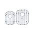 Dowell 32" Kitchen Undermount Double Bowl Sink - One 13-1/2" Bowl, 7" Deep, One 15-3/8" Bowl, 9" Deep, Stainless Steel 18/16 Gauge - 6001 Series