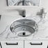 Dowell 19" Oval Undermount Single Bowl 18-Gauge Stainless Steel Kitchen Bar / Bathroom Sink - 5- 3/4" Deep Bowl, Double Layered Body With Overflow, 6001 Series
