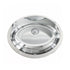 Dowell 19" Oval Undermount Single Bowl 18-Gauge Stainless Steel Kitchen Bar / Bathroom Sink - 5- 3/4" Deep Bowl, Double Layered Body With Overflow, 6001 Series