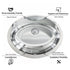 Dowell 19" Oval Undermount Single Bowl 18-Gauge Stainless Steel Kitchen Bar / Bathroom Sink - 5- 3/4" Deep Bowl, Double Layered Body With Overflow, 6001 Series