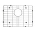 Dowell 20" L x 15" W Handcrafted Undermount Kitchen Sink 18 Gauge Stainless Steel 10" Depth Single Bowl With Grid Strainer