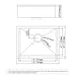 Dowell 23" L x 18" W Handcrafted Undermount Kitchen Sink 18 Gauge Stainless Steel 10" Depth Single Bowl With Grid Strainer
