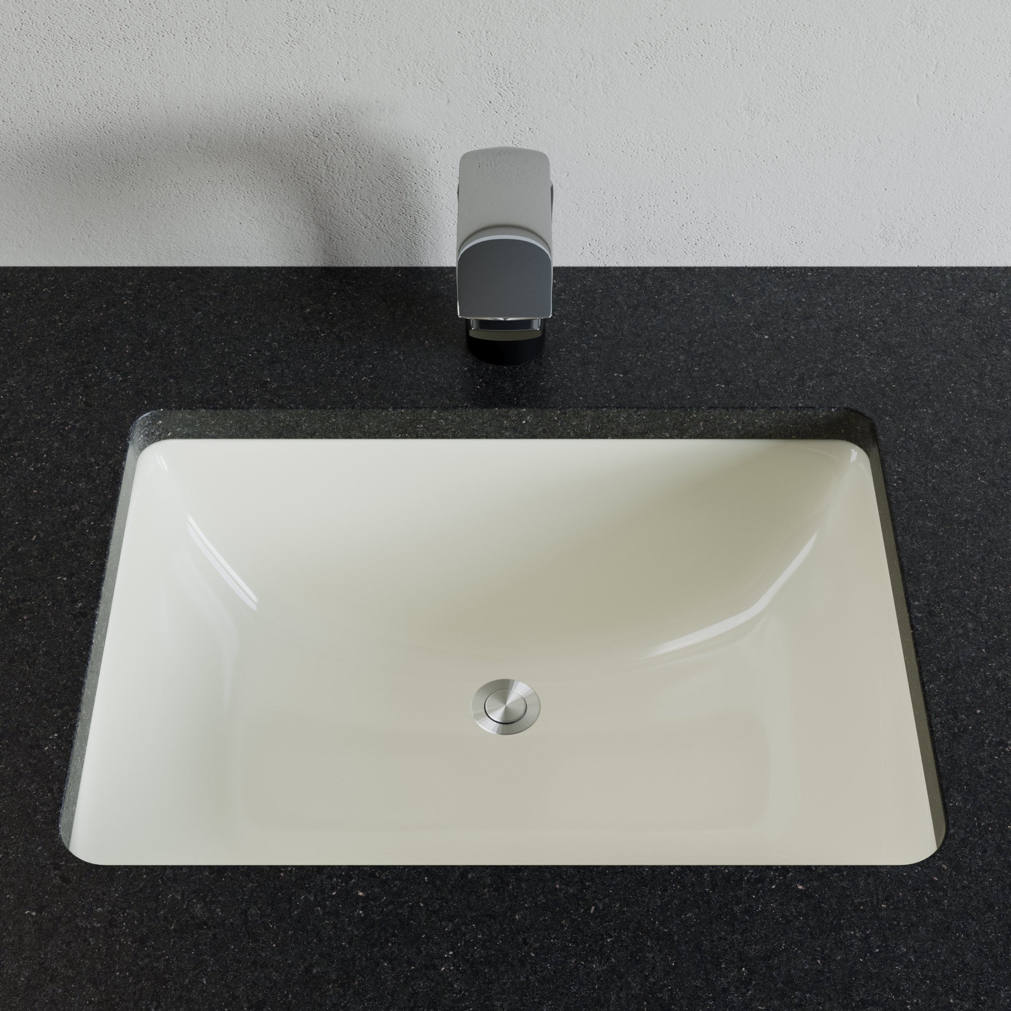Dowell 20-5/8" Bathroom Undermount Ceramic Sink - 8-1/16" Deep Bowl - 6003 2115 Series