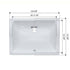Dowell 20-5/8" Bathroom Undermount Ceramic Sink - 8-1/16" Deep Bowl - 6003 2115 Series