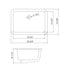 Dowell 20-5/8" Bathroom Undermount Ceramic Sink - 8-1/16" Deep Bowl - 6003 2115 Series