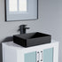 Dowell 18-7/8" Bathroom Rectangular Vessel Sink - Stainless Steel 18 Gauge, 5-1/8" Deep - 6004 1915 Series