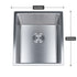 Dowell 16" Kitchen Undermount Sink - Stainless Steel 18 Gauge, 9" Deep - 6005 1618 Series