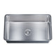 Dowell 30" Kitchen Undermount Sink - 9" Deep, Small Radius Corners, Stainless Steel 18 Gauge - 6005 Series