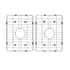 Dowell 30" Kitchen Undermount Double Bowl Sink - Two 13-1/2" Bowls, 9" Deep, Small Radius Corners, Stainless Steel 18 Gauge - 6005 Series