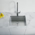 Dowell 23" L x 18" W Handcrafted Undermount Kitchen Sink 16 Gauge Stainless Steel 9" Depth Single Bowl With Grid Strainer
