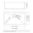 Dowell 30" L x 18" W Handcrafted Undermount Kitchen Sink 16 Gauge Stainless Steel 9" Depth Single Bowl With Grid Strainer