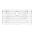 Dowell 35-7/8" L x 20-3/4" W Handcrafted Apron-Front Farmhouse Undermount Kitchen Sink 16 Gauge Stainless Steel 10" Depth Single Bowl With Grid Strainer