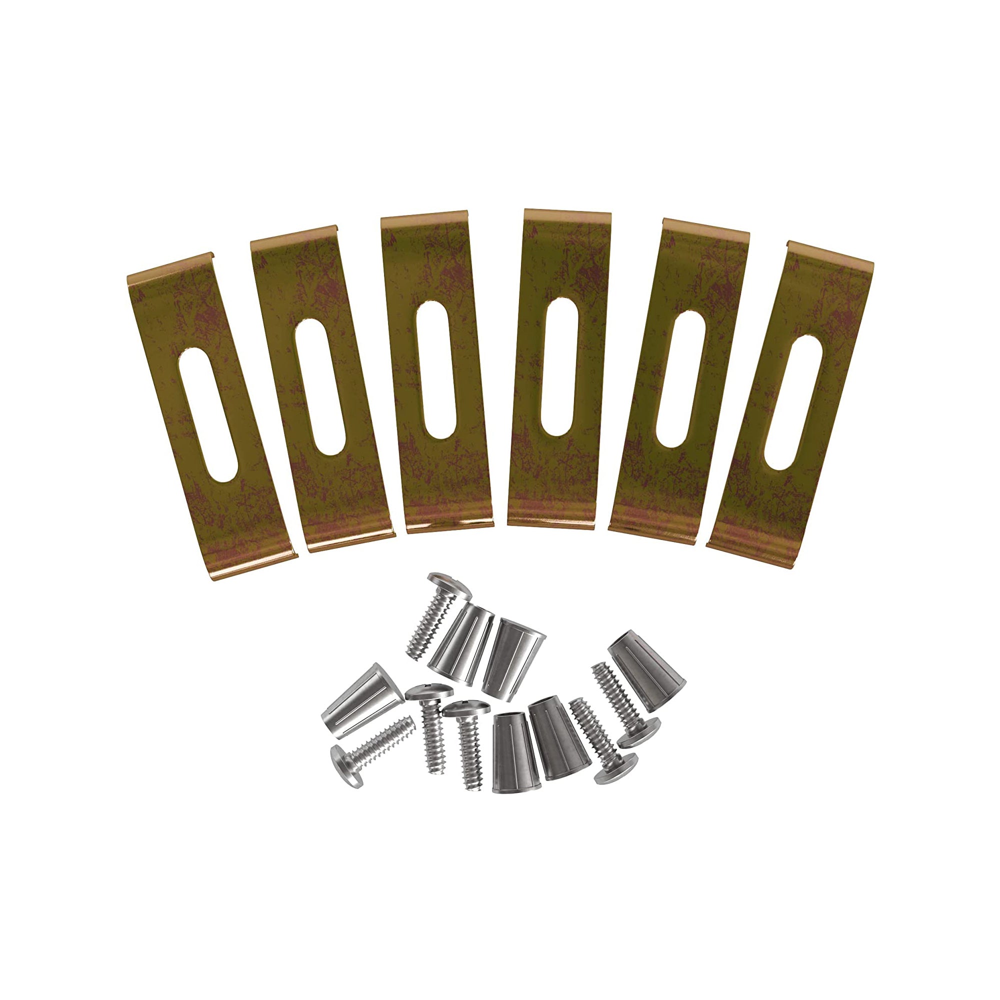Dowell Undermount Kitchen Sink Clips - 10 Pack (60 Clips/Screws/Anchors) - 6011 11 Series