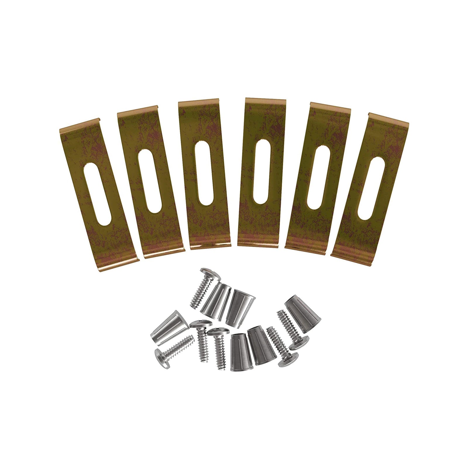 Dowell Undermount Kitchen Sink Clips - 10 Pack (60 Clips/Screws/Anchors) - 6011 11 Series