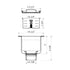 Dowell 4-1/2" dia. Kitchen Sink Drain Assembly with Strainer Basket and Stopper - Stainless Steel - 6011 Series