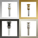 Dowell Pop Up Drain Stopper With/Without Overflow for Bathroom Vanity/Vessel Sink - 6011 07/08 Series