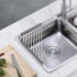 Dowell Over the Sink Roll-Up Dish Drying Rack, High-Quality, Foldable Tube Design, Space Saving Sink Organizer, Sturdy, Easy to Clean, Stylish Look