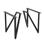 Dowell 13" Metal Furniture Legs - Hairpin, Heavy Duty, Vanity/Cabinet/Sofa/Bench, Set of 2 - 7001 013 Series