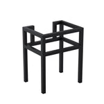 Dowell 24" Bathroom Basin Stand Black Pedestal - 7003 Series