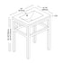 Dowell 24" Bathroom Basin Stand Black Pedestal - 7003 Series