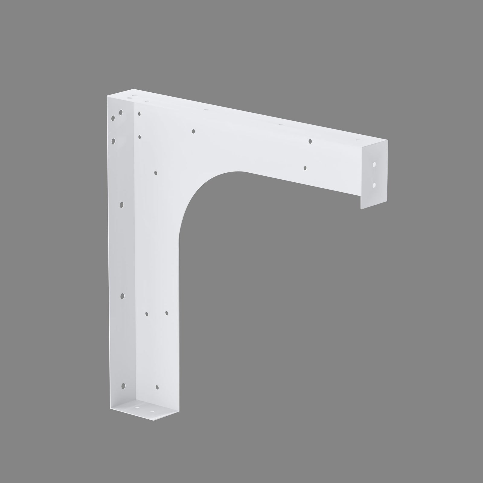 Dowell Universal ADA Vanity Bracket Heavy-Duty Commercial Bracket Floating Medical Support Bracket with/without Arm Metal Brackets Suitable for Restroom Vanities, Shelving Units & Work Desks - 7008 Series