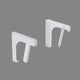 Dowell Universal ADA Vanity Bracket Heavy-Duty Commercial Bracket Floating Medical Support Bracket with/without Arm Metal Brackets Suitable for Restroom Vanities, Shelving Units & Work Desks - 7008 Series