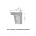 ADA Wall-Mounted Vanity Kit - Style 4