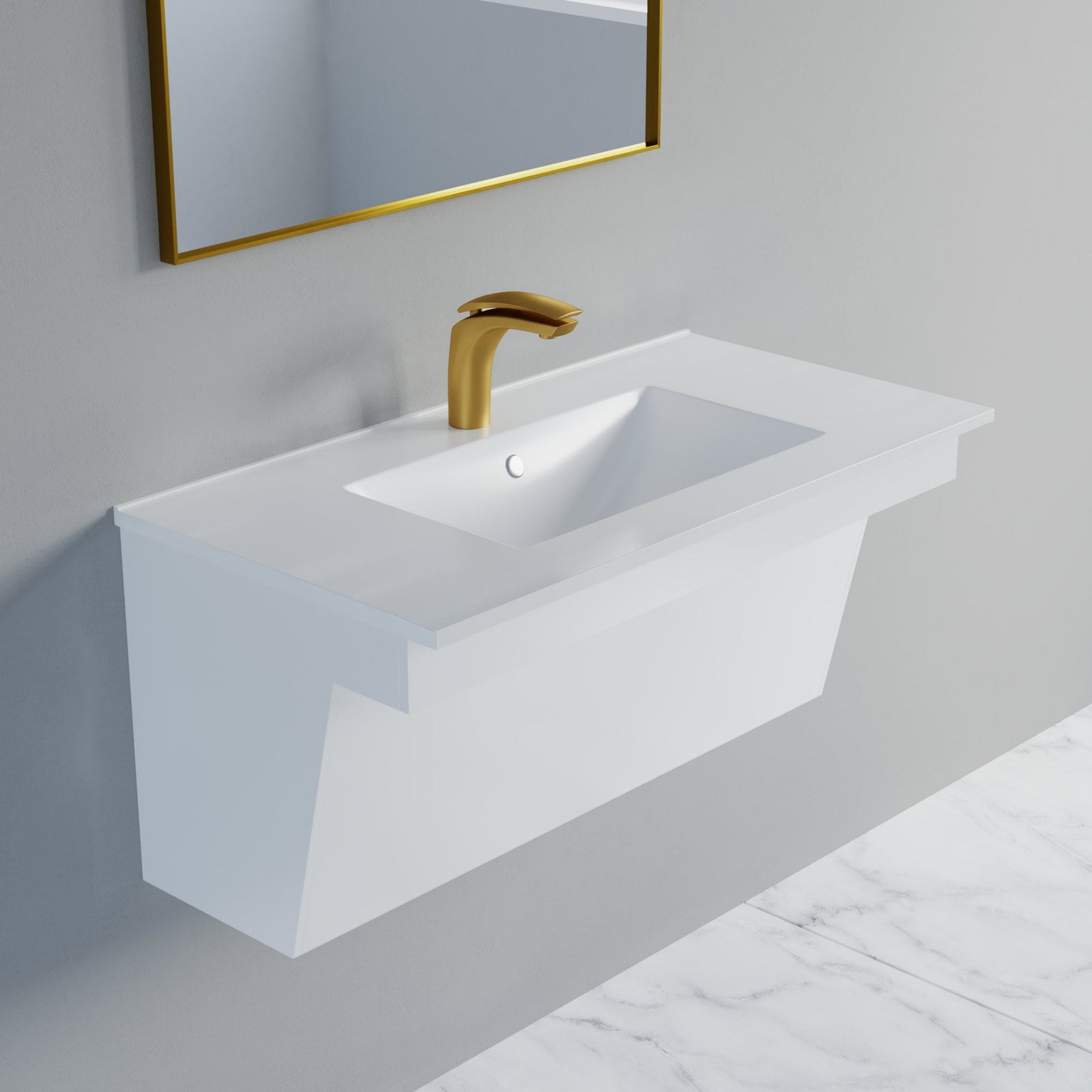 ADA Wall-Mounted Vanity Kit - Style 4