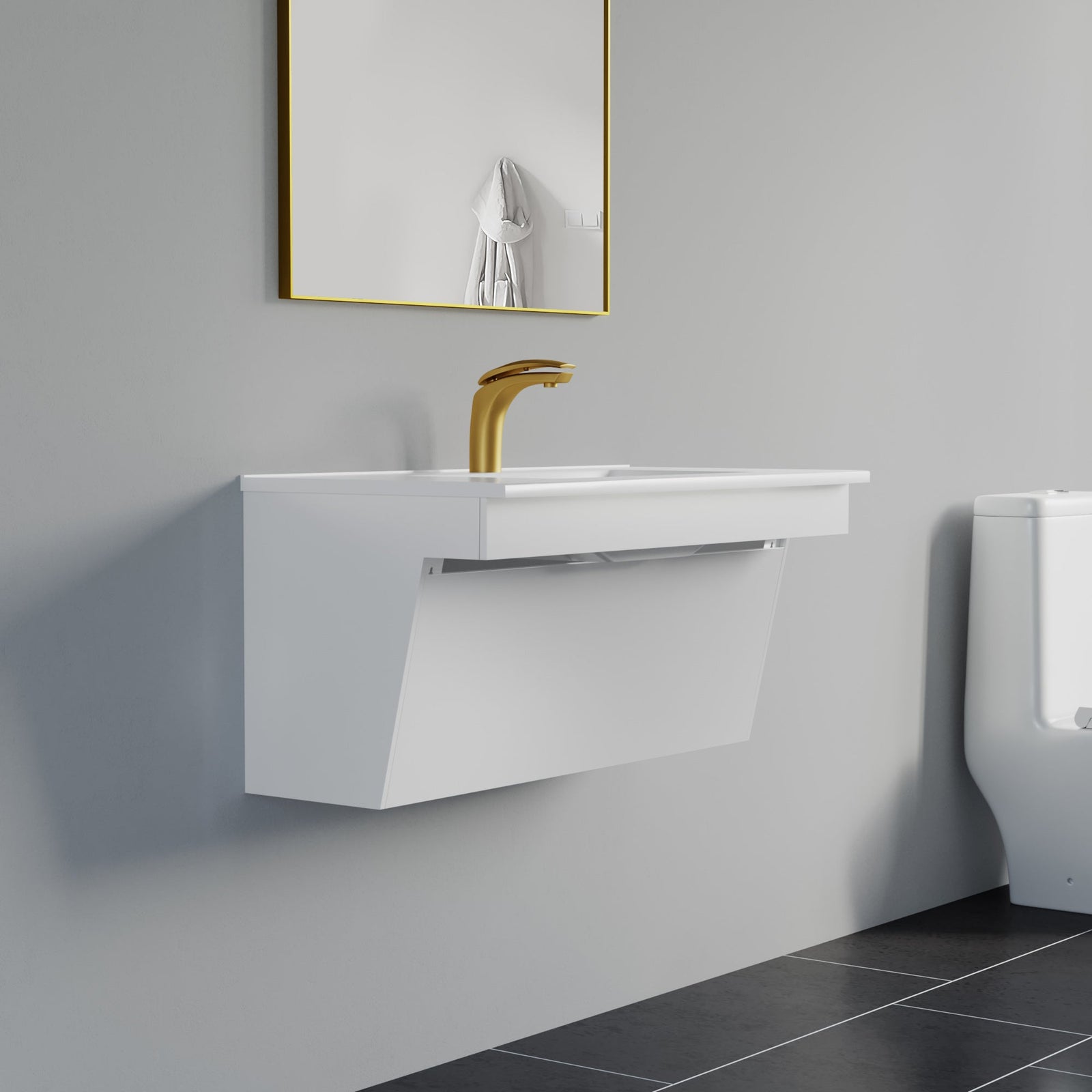 ADA Wall-Mounted Vanity Kit - Style 4