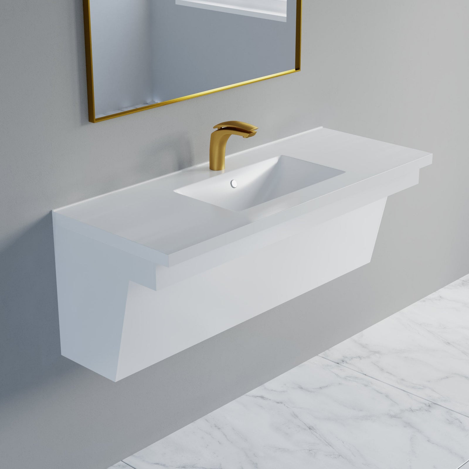 ADA Wall-Mounted Vanity Kit - Style 4