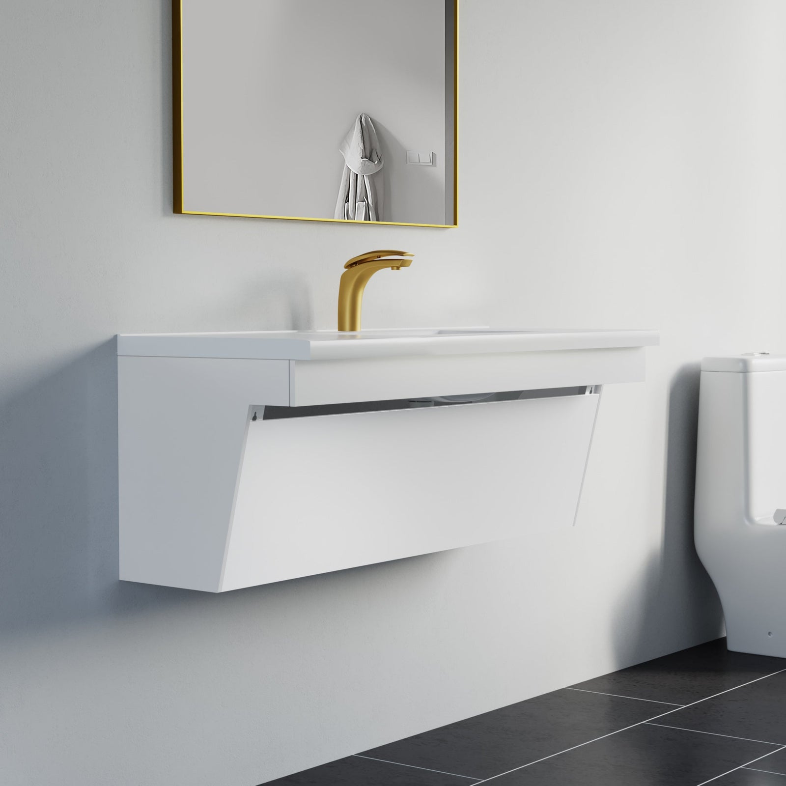 ADA Wall-Mounted Vanity Kit - Style 4